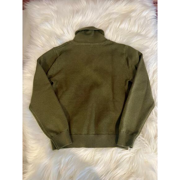 Makkrom Toddler Baby Boy Girl Shawl Collar Pullover Cable Sweaters Knit V Neck - Picture 3 of 6